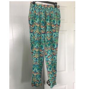 Floral print pants